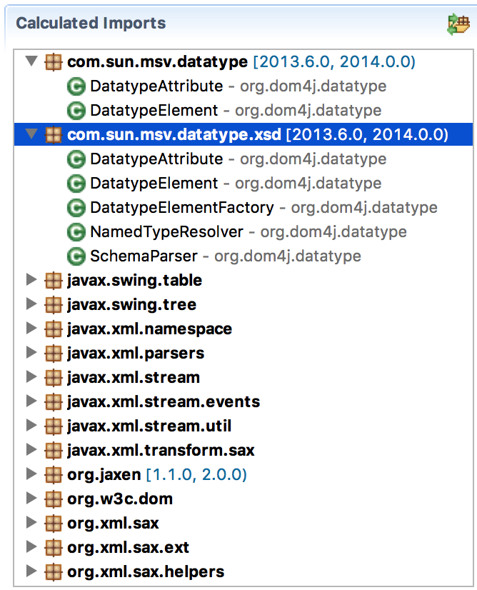 DOM4J dependencies